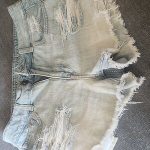 American Eagle distressed shorts